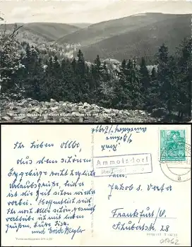 01744 Ammelsdorf über Dippoldiswalde Landpoststempel auf AK Kipsdorf o 10.8.1959