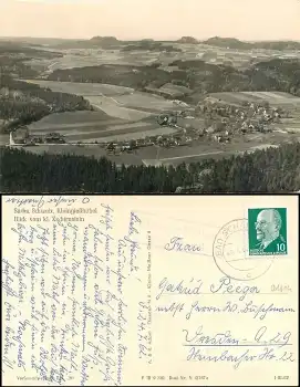 01814 Kleingießhübel Kreis Pirna Landpoststempel auf AK o Bad Schandau 26.7.1962