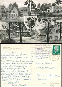 06901 Rotta Landpoststempelauf AK Dübener Heide Restaurant "Ochsenkopf" o Gräfenhainichen 1.8.1964