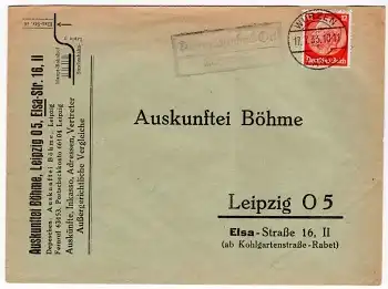 04808 Dornreichenbach Ort über Wurzen Landpoststempel o 17.7.1933