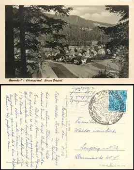 07429 Sitzendorf Landpoststempel Rohrbach über Rudolstadt o 29.8.1956
