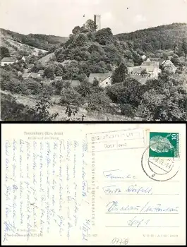 07778 Tautenburg über Jena Landpoststempel auf AK o 1.8.1962