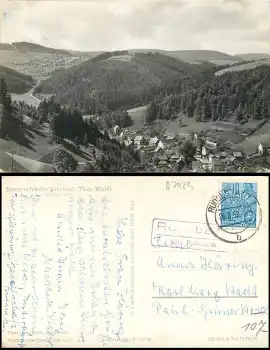 07429 Rohrbach über Rudolstadt Landpoststempel auf AK o 26.8.1959