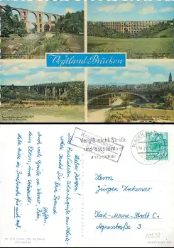 08538 Kobitzschwalde Kr. Plauen Landpoststempel o 20.7.1961