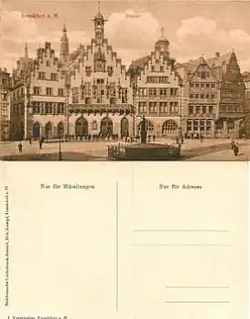 Frankfurt Main Römer *ca.1910