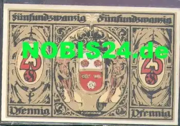 96317 Kronach Städtenotgeld 25 Pfennige 1921