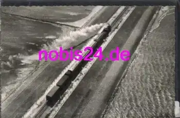 25980 Insel Sylt Zug auf Hindenburgdamm *ca.1935