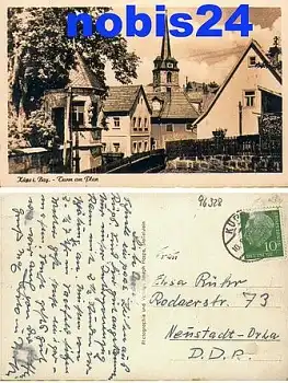 96328 Küps in Bayern Turm am Plan o 10.8.1958