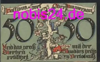 82487 Oberammergau Notgeld 50 Pfennige um 1920