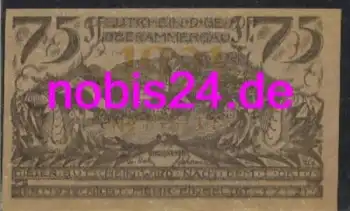 82487 Oberammergau Notgeld 75 Pfennige