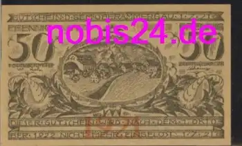 82487 Oberammergau Notgeld 50 Pfennige um 1920