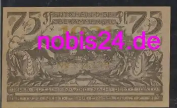 82487 Oberammergau Notgeld 75 Pfennige 1921