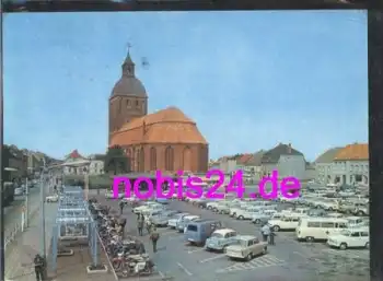 18311 Ribnitz Damgarten Markt Autos o 25.6.1975