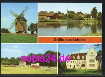 04936 Lebusa Windmühle Reitplatz *ca.1987