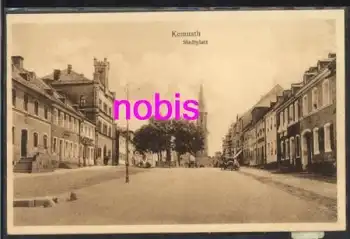 95478 Kemnath Stadtplatz mit Kirche o ca.1928