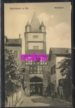 55422 Bacharach am Rhein Marktturm *ca.1910