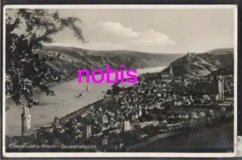 55430 Oberwesel mit Rhein o ca.1935