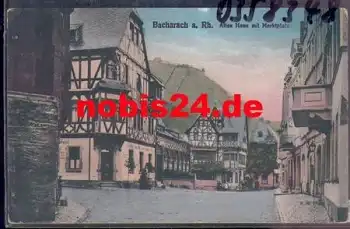 55422 Bacharach Altes Haus am Markt *ca.1920