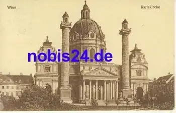 Wien Karlskirche o 1915