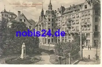 St. Gallen Partie Burggraben o 1908