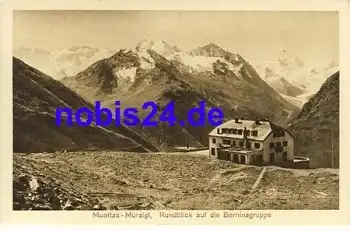 Muottas Muraigl Berninagruppe o 1924