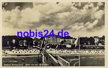 17424 Heringsdorf von der Seebrücke o 1942