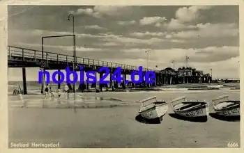 17424 Heringsdorf Seebrücke o 1957