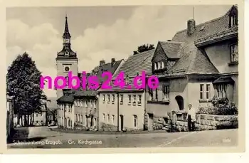 09481 Scheibenberg Grosse Kirchgasse *ca.1950