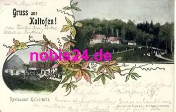 09661 Kaltofen Gasthaus Kalkbrüche o 15.5.1905