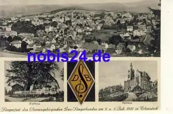 08309 Eibenstock Gau Sängerfest o 1927