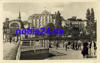 17424 Heringsdorf Seebrücke o 1956