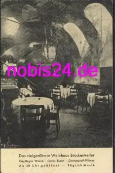 Frankfurt Main Gasthof Brückenkeller o ca.1915