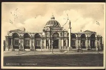 Kobenavn Glyptoteket deutscher Zensurstempel o 26.4.1942