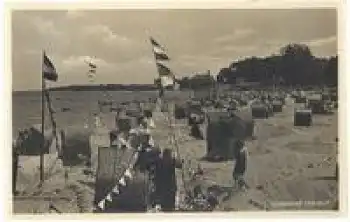 23669 Ostseebad Niendorf Strandkörbe o 11.6.1931