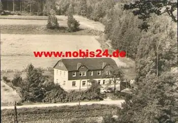 09496 Pobershau "Schwarbeerschenke" FDGB Ferienheim o 20.7.1977