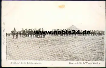 Rückkehr der 2. Feldkompagnie Deutsch-Süd-West-Afrika *ca. 1900