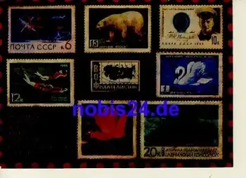 Sowjetunion Briefmarken Postkarte *ca.1975