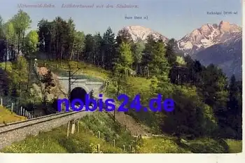 Mittenwaldbahn Tunnel Bayern  *ca.1920