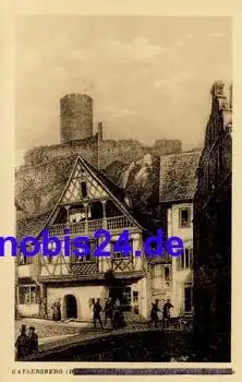 Kaysersberg alte Häuser Departement Haut-Rhin *ca.1943