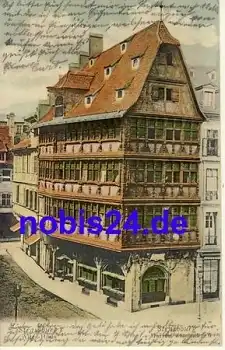 Strassburg Altes Haus Frankreich o 1905