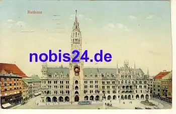 München Rathaus o 1914
