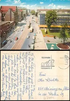 Duisburg Königstrasse um 1960