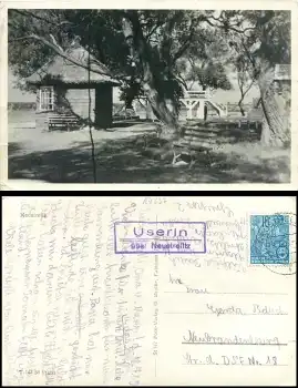 17235 Neustrelitz Landpoststempel Userin o 19.7.1959