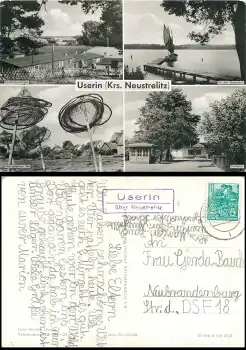17237 Userin über Neustrelitz Landpoststempel o 17.6.1961