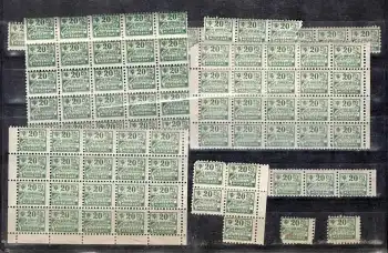 06217 Merseburg Rabatt Sparverein 20 Pfennig 1919
