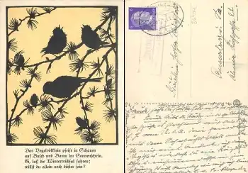 36404 Pferdsdorf über Vacha (Rhöngeb.)  Landpoststempel auf AK o 24.1.1941