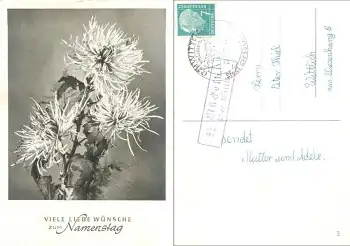 54558 Mückeln über Wittlich 22 Landpoststempel auf AK o 26.6.1958