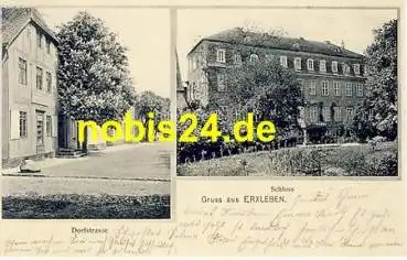 39343 Erxleben Schloss Dorfstrasse o ca.1907