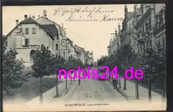 Elberfeld Wuppertal Augustastrasse Strassenbahn o 1905