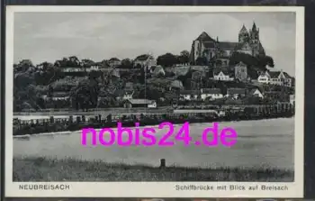 79206 Neubreisach Schiffsbrücke Breisach  *ca.1930